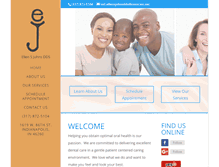 Tablet Screenshot of ellensjohnsdds.com